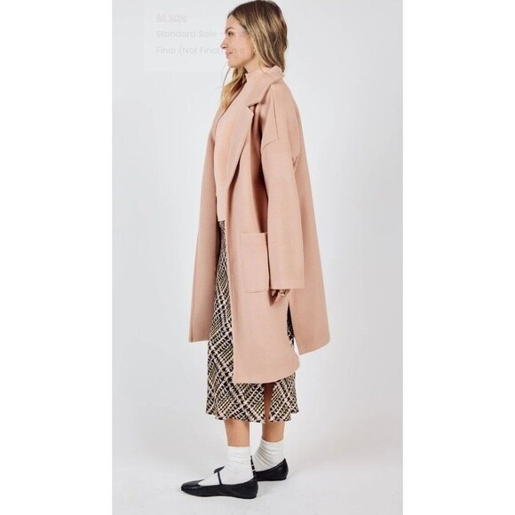NWT - Anthropologie x Sadie & Sage Hayle Open Coat-Rose - Size Medium - Picture 2 of 11